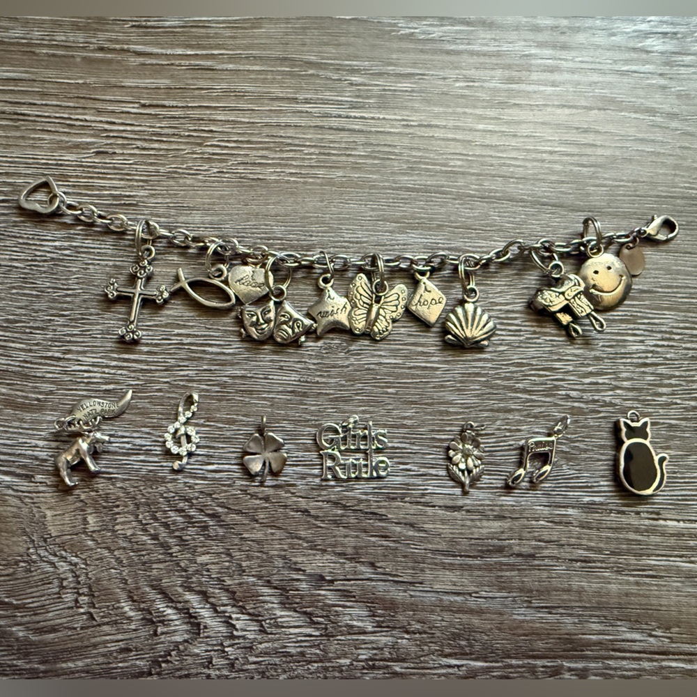 Silver Charm Bracelet